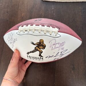 Heisman Trophy Autographed Football